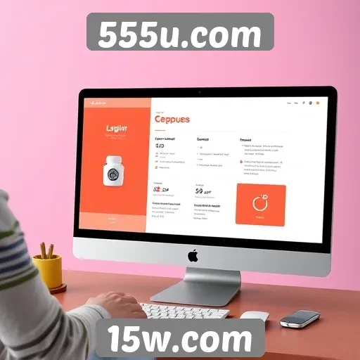 Navegação e usabilidade em 555u.com